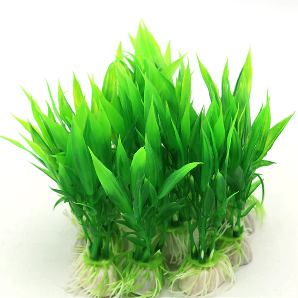 5/10Pcs Artificial Aquatic Plants Decoration for Fish Tank Aquarium Plastic Waterweed Decorations Aquarium Decor Accessories