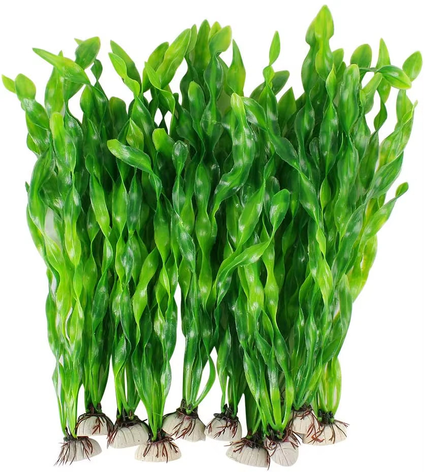 5/10Pcs Plastic Aquarium Plants Fish Tank Decorations Artificial Seaweed Water Grass Underwater Plants for Aquarium Accessories