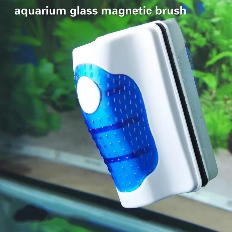Fish Tank Glass Scraper Cleaner Floating Aquarium Cleaner Super Magnetic Clean Brush Aquarium Cleaning Tools Aquarium Tank