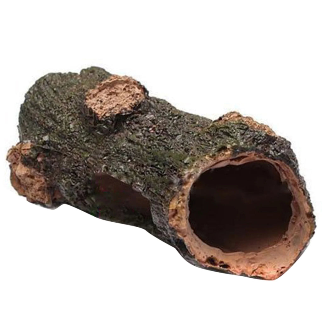 Aquarium Trunk Decorations, Resin Fish Tank Betta Log Aquarium Hideout Cave Ornament Landscape for Fish Tank Terrarium