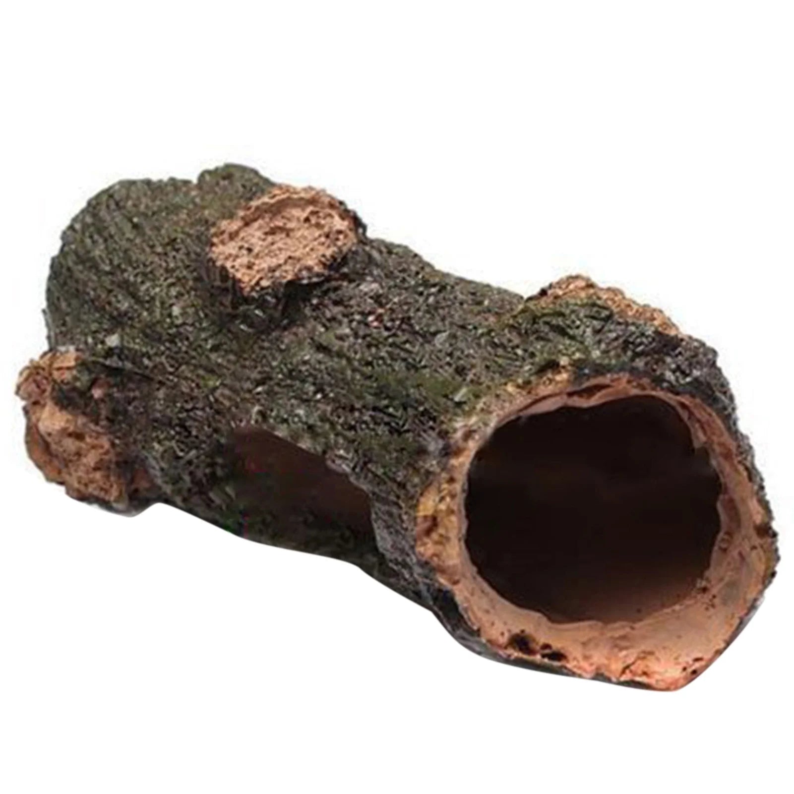 Aquarium Trunk Decorations, Resin Fish Tank Betta Log Aquarium Hideout Cave Ornament Landscape for Fish Tank Terrarium