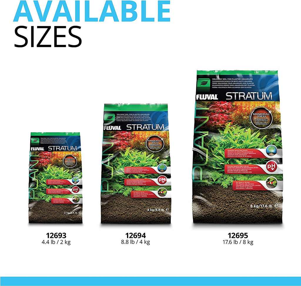 12694 Plant and Shrimp Stratum for Freshwater Aquariums, 8.8 lbs – Premium Substrate for Robust Plant Growth, Ideal for Neutral to Slightly Acidic pH