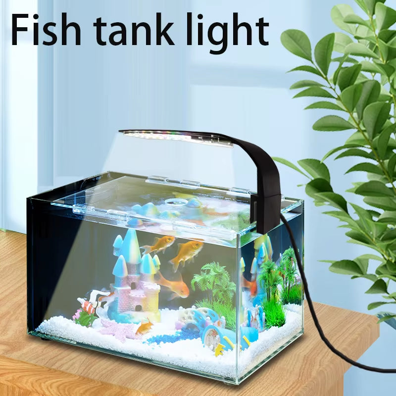 Intelligent Timing Tricolor Variable Light Aquarium Lights LED Plant Growth Lights Fish Tank Lights Aquarium Decorative Lighting