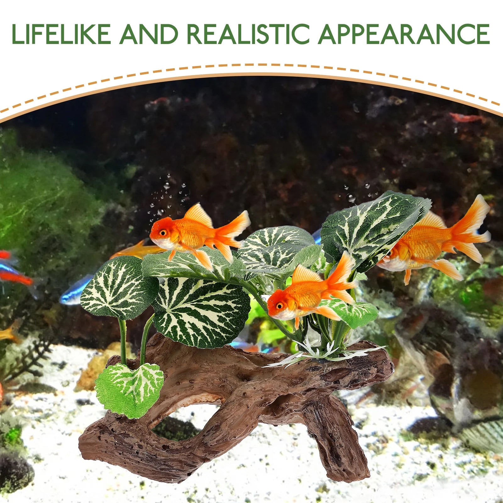 Aquarium Decoration Model the Flowers Aquatic Plants Fish Tanks Tall Decorations Accessories For
