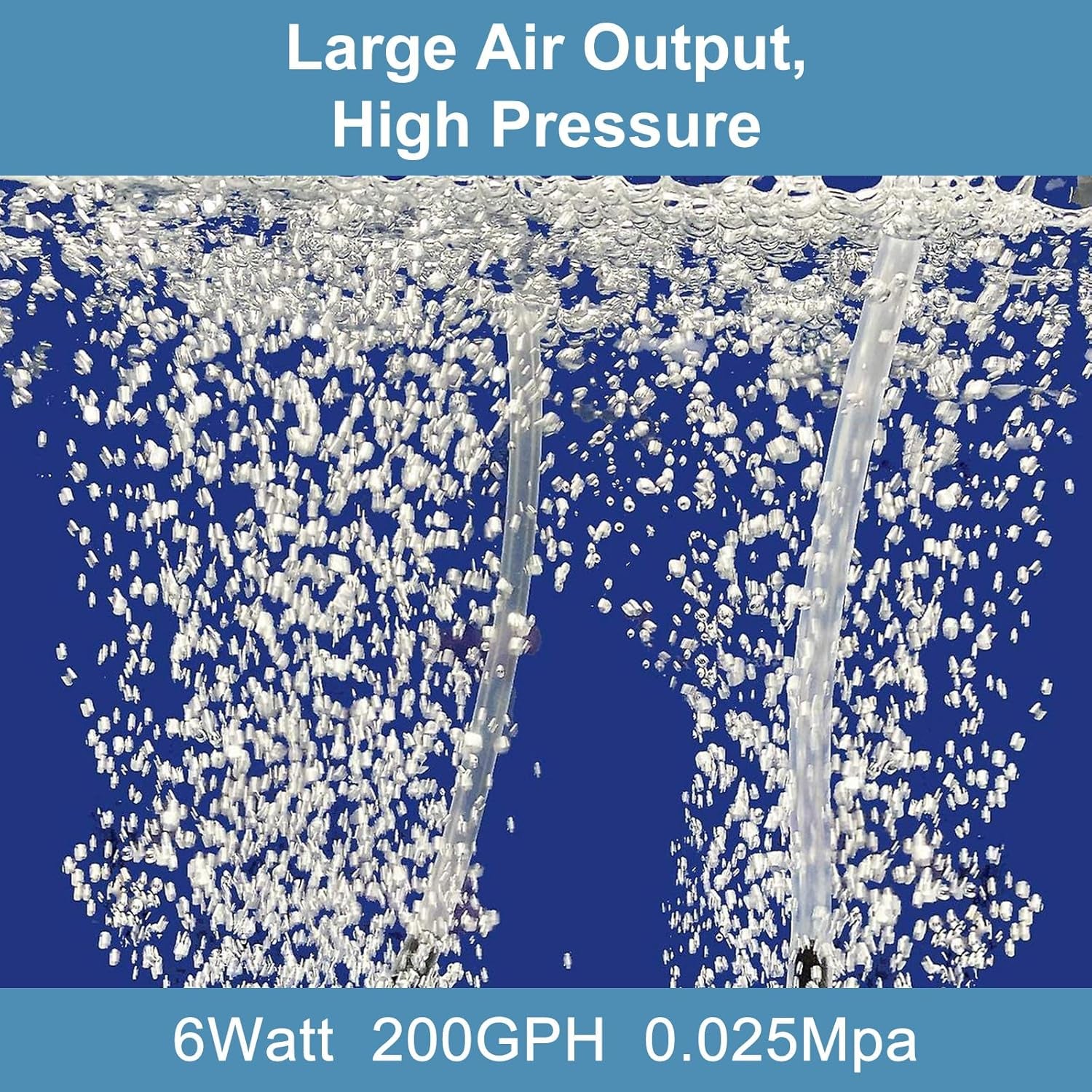 Quiet Aquarium Air Pump 200/317/475GPH High Pressure Commercial Air Pump Pond Aerator Bubbler Hydroponics Air Pump Oxygen Pump