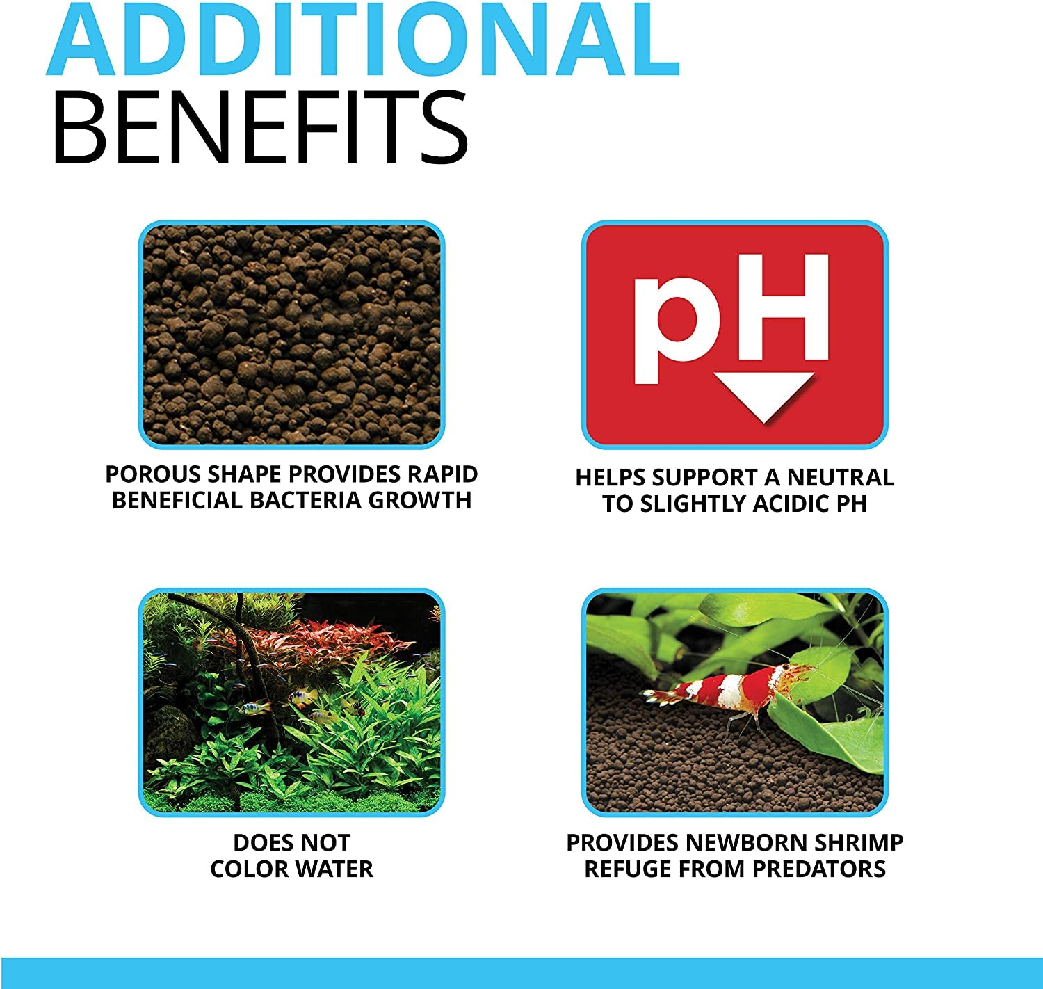 12694 Plant and Shrimp Stratum for Freshwater Aquariums, 8.8 lbs – Premium Substrate for Robust Plant Growth, Ideal for Neutral to Slightly Acidic pH