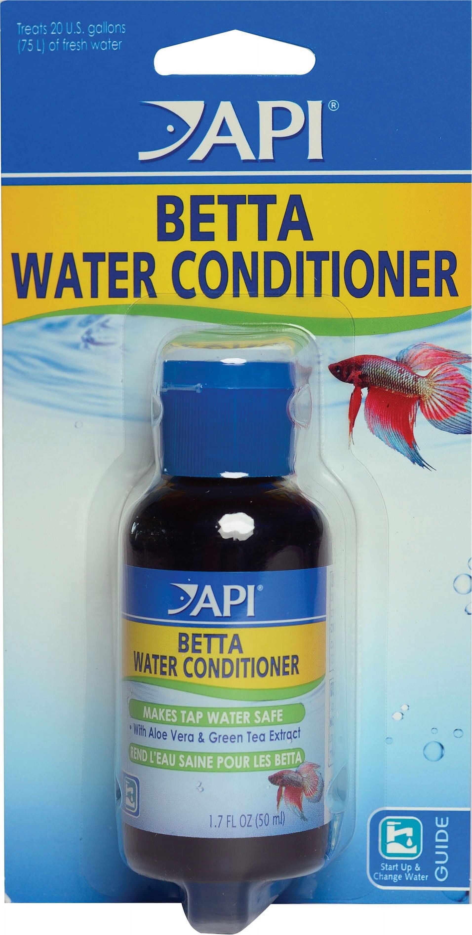 Betta Water Conditioner, Betta Fish Freshwater Aquarium Water Conditioner, 1.7-Ounce