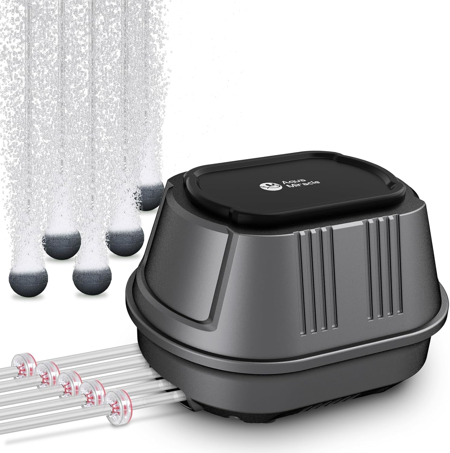 Aquarium Air Pump Super Quiet Fish Tank Air Pump, 6W/10W 190Gph/317Gphaquarium Bubbler Hydroponics Air Pump Oxygen Pump Pond Aerator