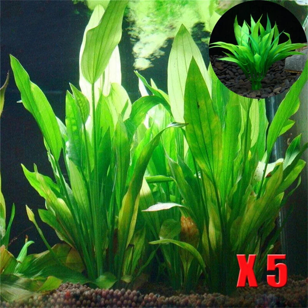 5/10Pcs Artificial Aquatic Plants Decoration for Fish Tank Aquarium Plastic Waterweed Decorations Aquarium Decor Accessories