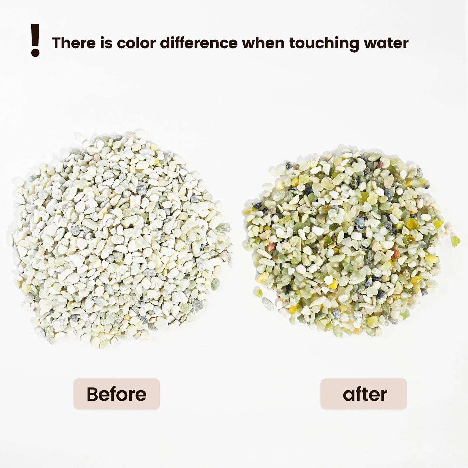 12 LBS Natural Gravel for Fish Tank, Stonecreek Betta Fish Aquarium Gravel, Vase Filler, River Rocks, Fish Tank Decorations, Perfect for Aquarium Decor, Fish Tank, & Indoor Plant, Jade