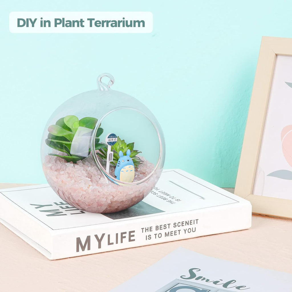 Tumbled Crystal Quartz Chips - 1 LB Irregular Shaped Healing Stones for Potted Plants, Resin Art, Vase Fillers, and Aquarium Gravel (Light Rose)