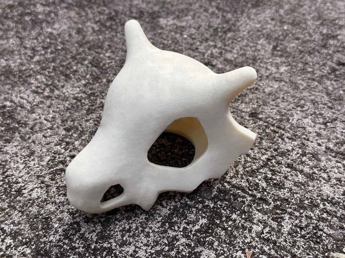 Cubone Pokémon Skull for Aquariums - Fish Hideaway- Freshwater and Saltwater Safe!
