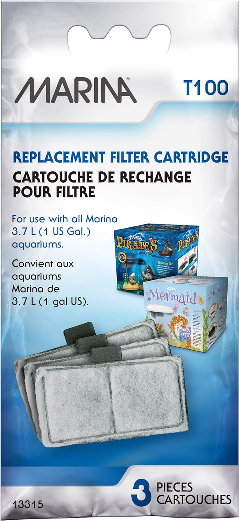 T100 Replacement Filter Cartridge - Set of 3