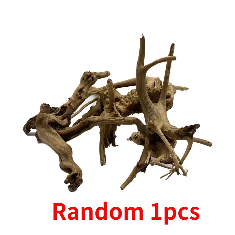 Natural Tree Trunk Driftwood Aquarium Fish Tank Plant Wood Decoration Ornament Fish Tank Decoration Fish Tank Accessories