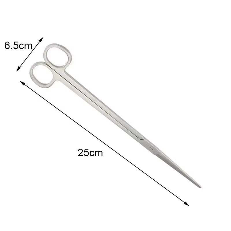 Aquarium Scissor Tweezer Tools Fish Tank Plants Wave Scissors Grass Stainless Cleaning Tools Storage Holder Aquarium Accessories