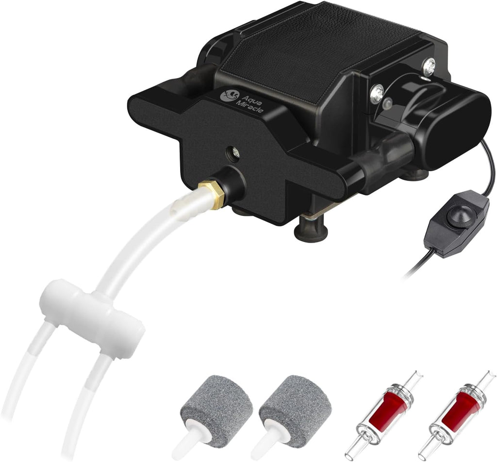 Quiet Aquarium Air Pump 200/317/475GPH High Pressure Commercial Air Pump Pond Aerator Bubbler Hydroponics Air Pump Oxygen Pump