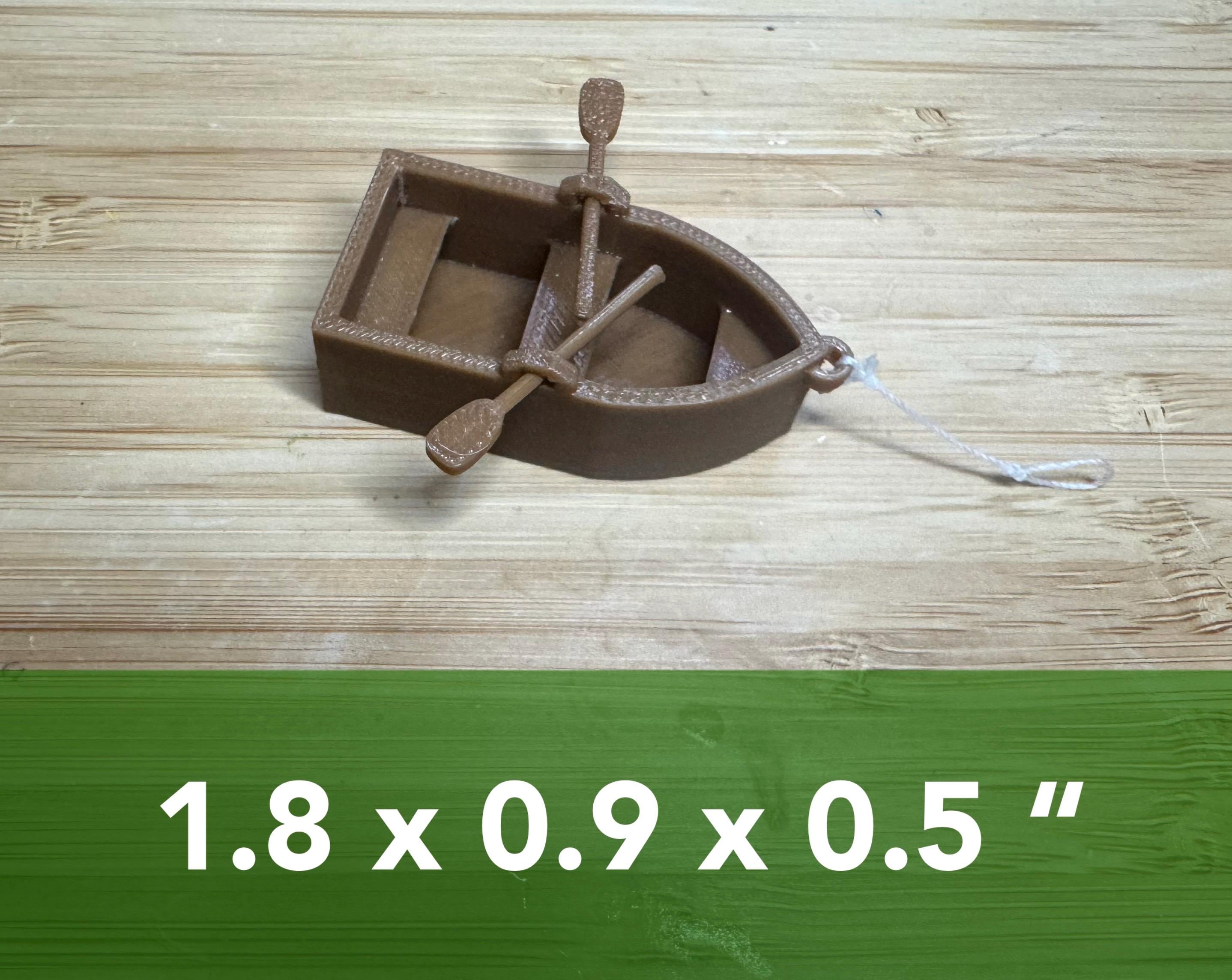 Rowboat Floating Decor | Decorative Aquarium Floater | Water Surface Decoration