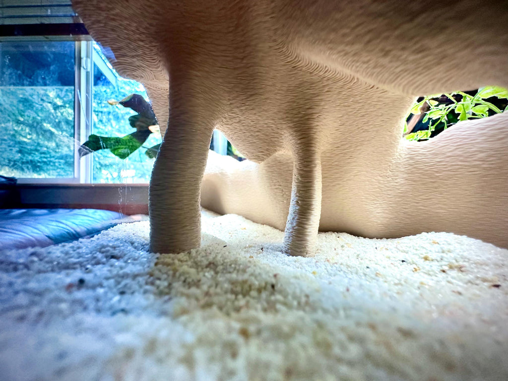 Corner Mangrove Root Hideout – Aquarium & Terrarium Decor