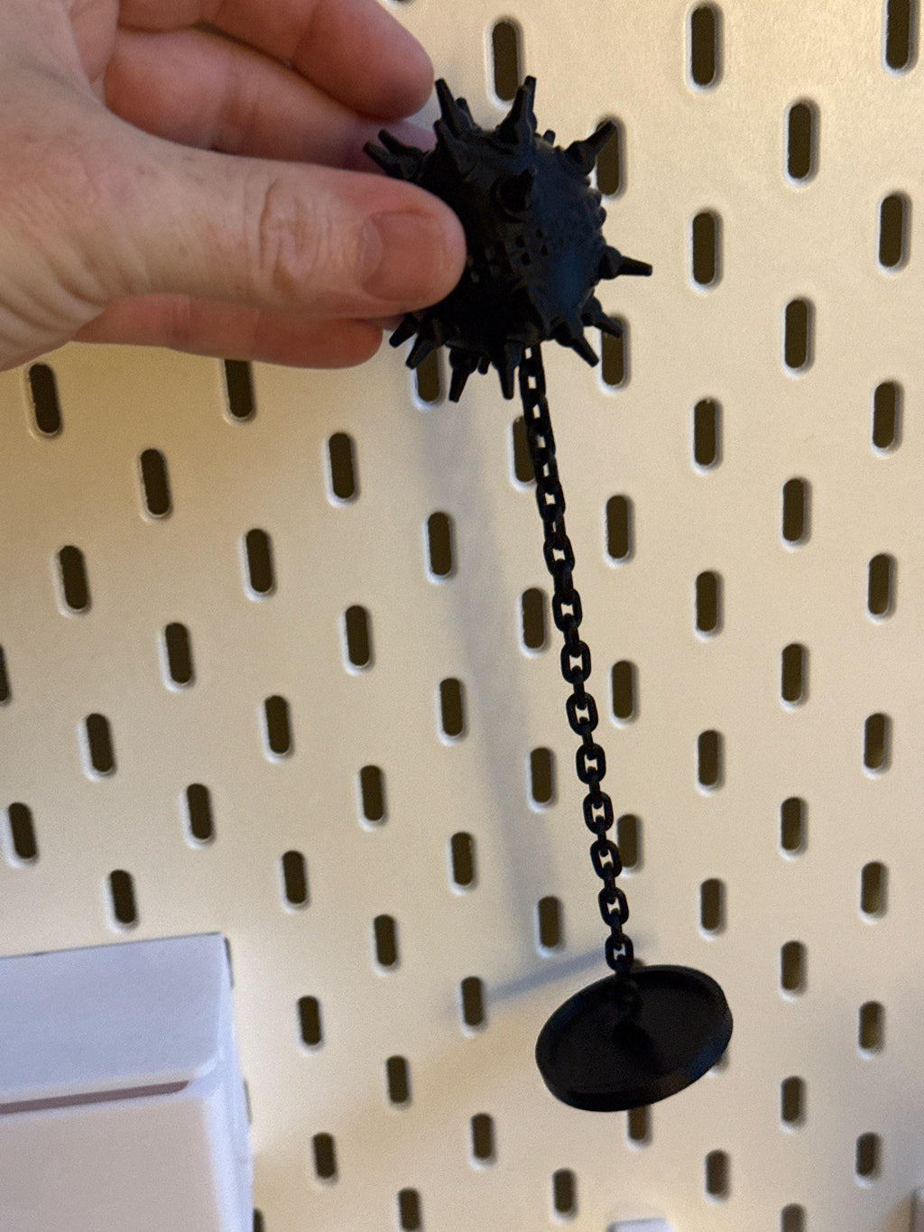 Floating Naval Mine Aquarium Decor with Chain Fish Tank Ornament